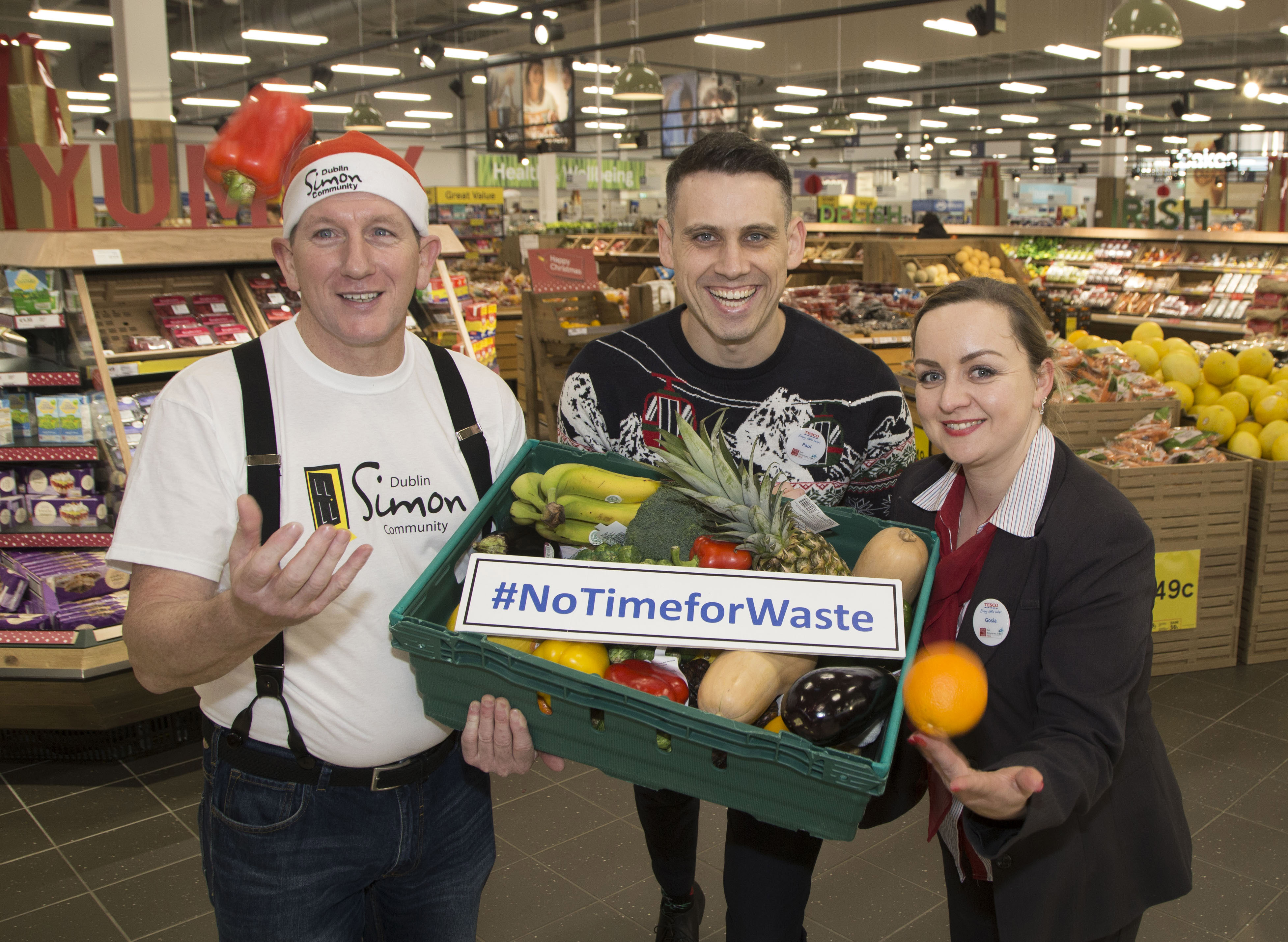 Tesco Ireland offering surplus food donations from 151 stores on Christmas Eve
