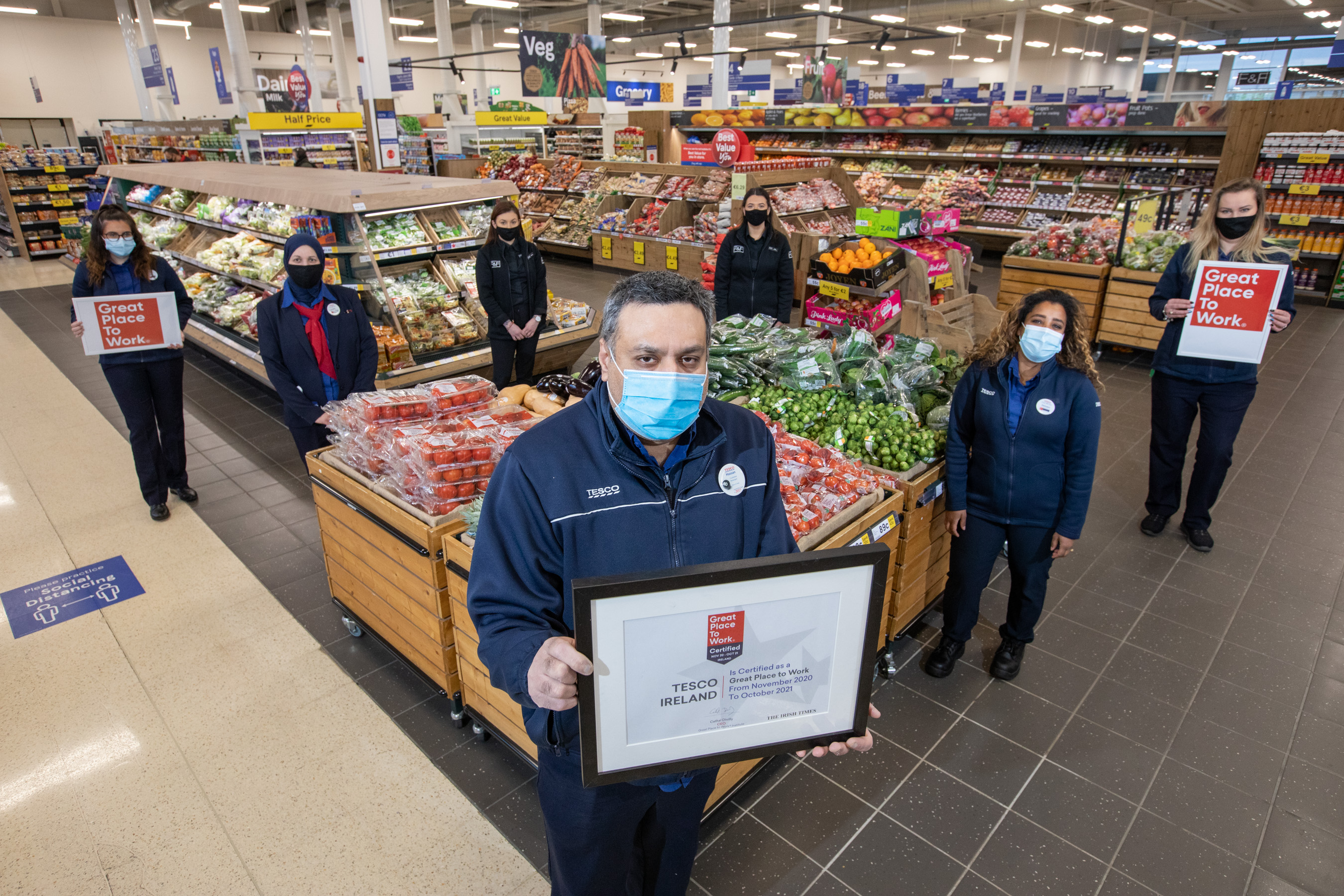 Tesco Ireland certified a Great Place to Work for the fourth