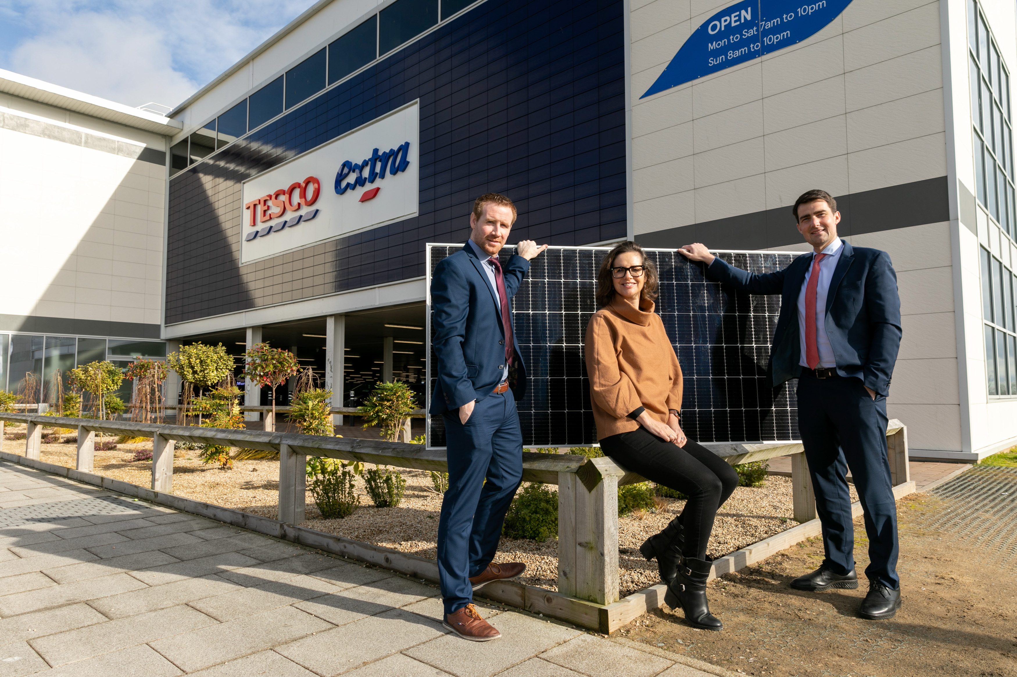 Tesco goes Solar in Liffey Valley and Naas